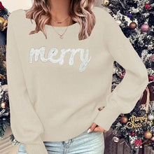 Load image into Gallery viewer, Christmas round Neck Long Sleeved Pullover Sweater