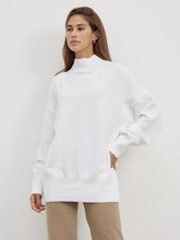 Load image into Gallery viewer, High Neck Long Sleeves Loose Sweater