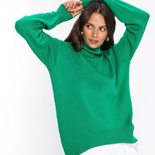 Load image into Gallery viewer, High Collar Knit Oversized Sweater