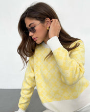 Load image into Gallery viewer, Simple Print Long Sleeve Sweater