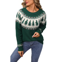 Load image into Gallery viewer, Vintage Pines Knit Holiday Christmas Sweater