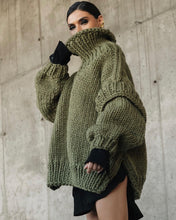 Load image into Gallery viewer, Turtleneck Sweater Knitwear Pullover