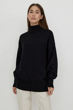 Load image into Gallery viewer, High Neck Long Sleeves Loose Sweater