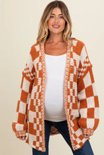 Load image into Gallery viewer, Casual Plaid Loose Knitted Outerwear Cardigan