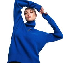 Load image into Gallery viewer, High Collar Knit Oversized Sweater