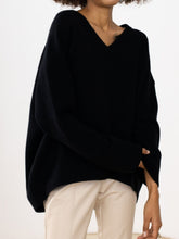 Load image into Gallery viewer, V Neck Long Sleeve Loose Knit Sweater