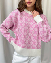 Load image into Gallery viewer, Simple Print Long Sleeve Sweater