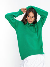 Load image into Gallery viewer, High Collar Knit Oversized Sweater