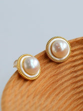 Load image into Gallery viewer, Shimmer Glow Mother of Pearl Earrings