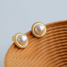 Load image into Gallery viewer, Shimmer Glow Mother of Pearl Earrings