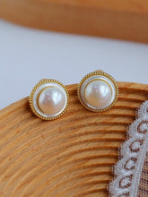 Load image into Gallery viewer, Shimmer Glow Mother of Pearl Earrings