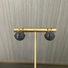 Load image into Gallery viewer, Simple Enamel Glaze Ball Hoop Earrings