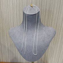 Load image into Gallery viewer, Sleek 925 Sterling Silver Adjustable Pull-Chain Necklace