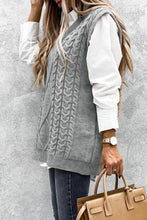 Load image into Gallery viewer, Fall Oversized Vest Knit Sweater Tank Pullover