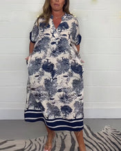 Load image into Gallery viewer, Print Loose Print Midi Dress