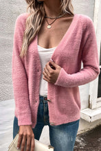 Load image into Gallery viewer, Simple V-neck Breasted Cardigan