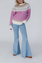 Load image into Gallery viewer, Christmas Thickened Round Neck Long Sleeve Knitted Icelandic Sweater