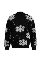 Load image into Gallery viewer, Turtleneck Christmas Snowflake Knitted Sweater