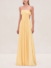 Load image into Gallery viewer, Chic Pleated Cutout Back Party Maxi Dress