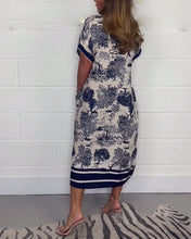 Load image into Gallery viewer, Print Loose Print Midi Dress