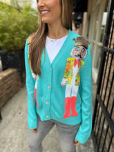 Load image into Gallery viewer, Nutcracker Sequin Christmas Knitted Sweater Cardigan