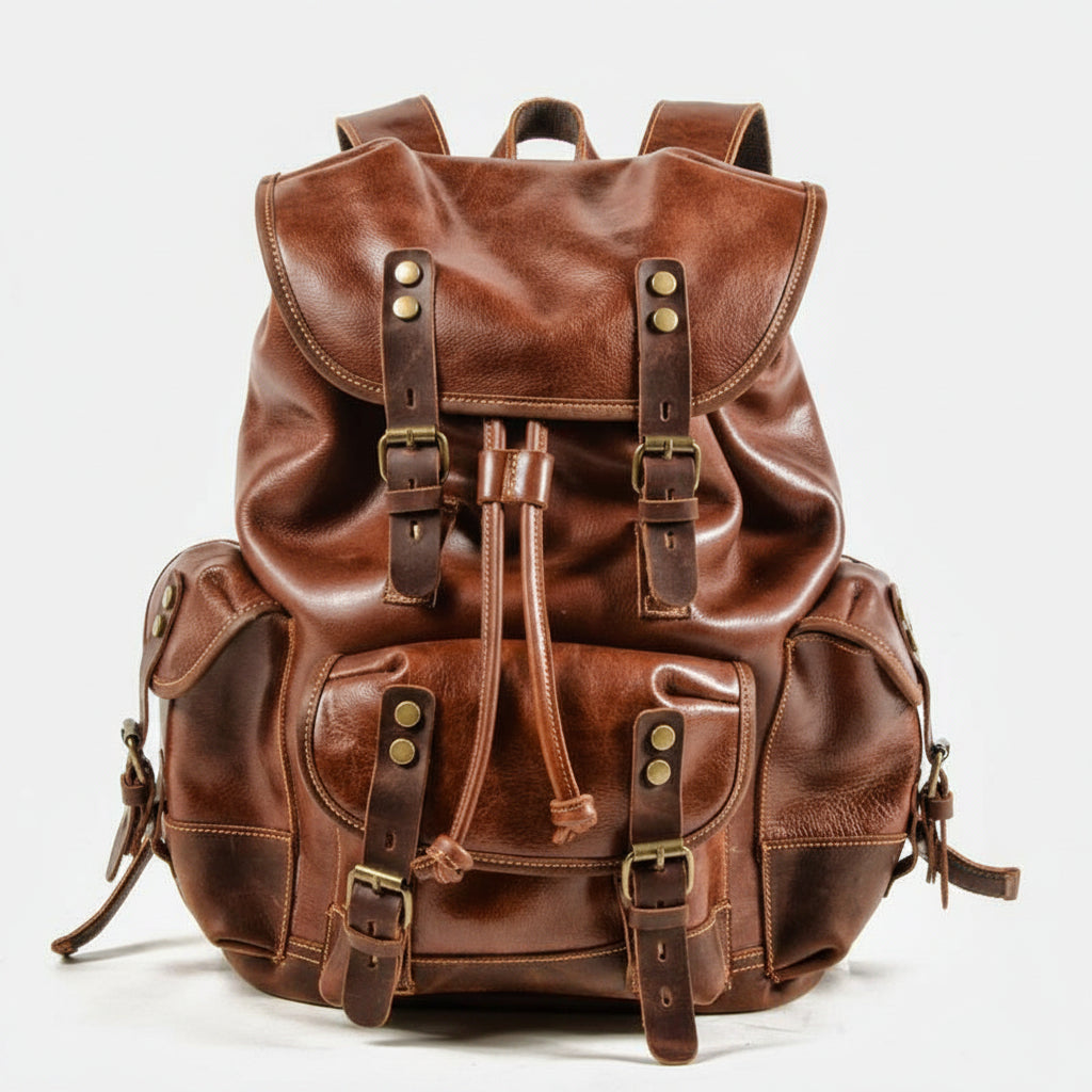 Baltimore Leather Backpack for Men – Femme Finery Shop