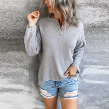 Load image into Gallery viewer, Buttons Down Comfy Cozy Sweater