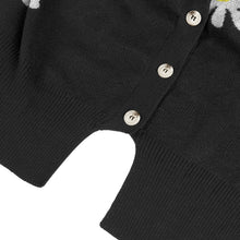 Load image into Gallery viewer, Orange Daisy Print Long Sleeve Cardigan