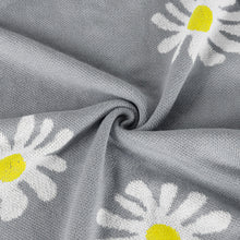 Load image into Gallery viewer, Orange Daisy Print Long Sleeve Cardigan