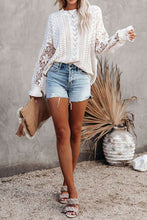 Load image into Gallery viewer, Classic Lace Patchwork Sweater