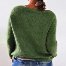 Load image into Gallery viewer, Simple Green Long Sleeve Sweater