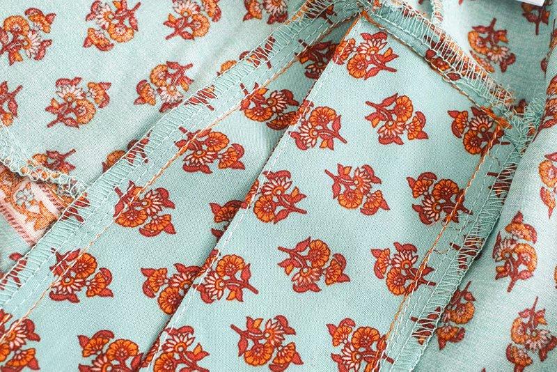 Boho Floral Patterns Kimono Cover Up