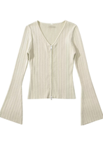 Load image into Gallery viewer, Sexy V-neck Knitted Cardigan Slim Sweater
