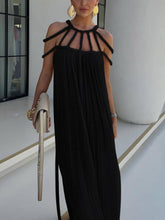 Load image into Gallery viewer, Modern Draped Braids Cover Up Maxi Dress
