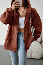 Load image into Gallery viewer, Loose Casual Sweater Cardigan Hooded Jacket
