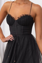 Load image into Gallery viewer, Elegant Sweatheart Spaghetti Staps Princess Tulle  Midi Party Dress
