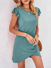 Load image into Gallery viewer, Ruffled Cap Sleeve Mini Dress
