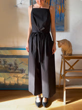 Load image into Gallery viewer, Refined Pockets Spaghetti Straps Tied Waist Maxi Dress
