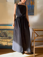 Load image into Gallery viewer, Refined Pockets Spaghetti Straps Tied Waist Maxi Dress
