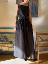 Load image into Gallery viewer, Refined Pockets Spaghetti Straps Tied Waist Maxi Dress

