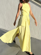 Load image into Gallery viewer, Refined Pockets Spaghetti Straps Tied Waist Maxi Dress
