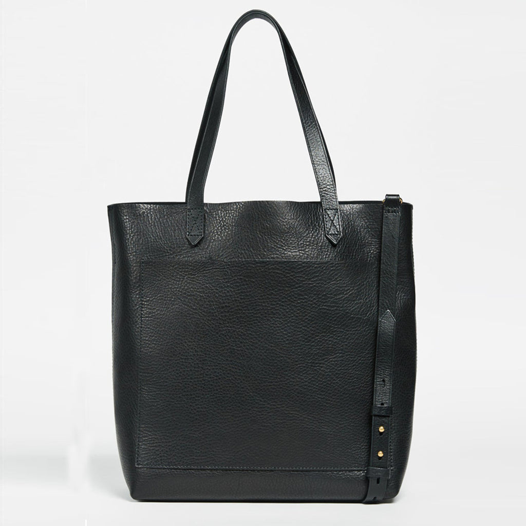Simple Full Grain Leather Tote Bag