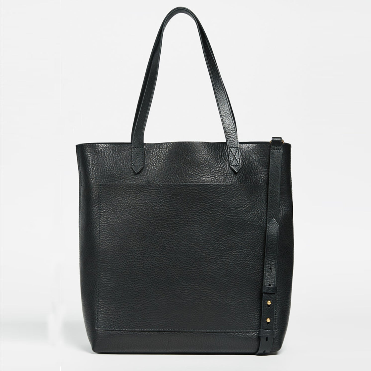 Simple Full Grain Leather Tote Bag