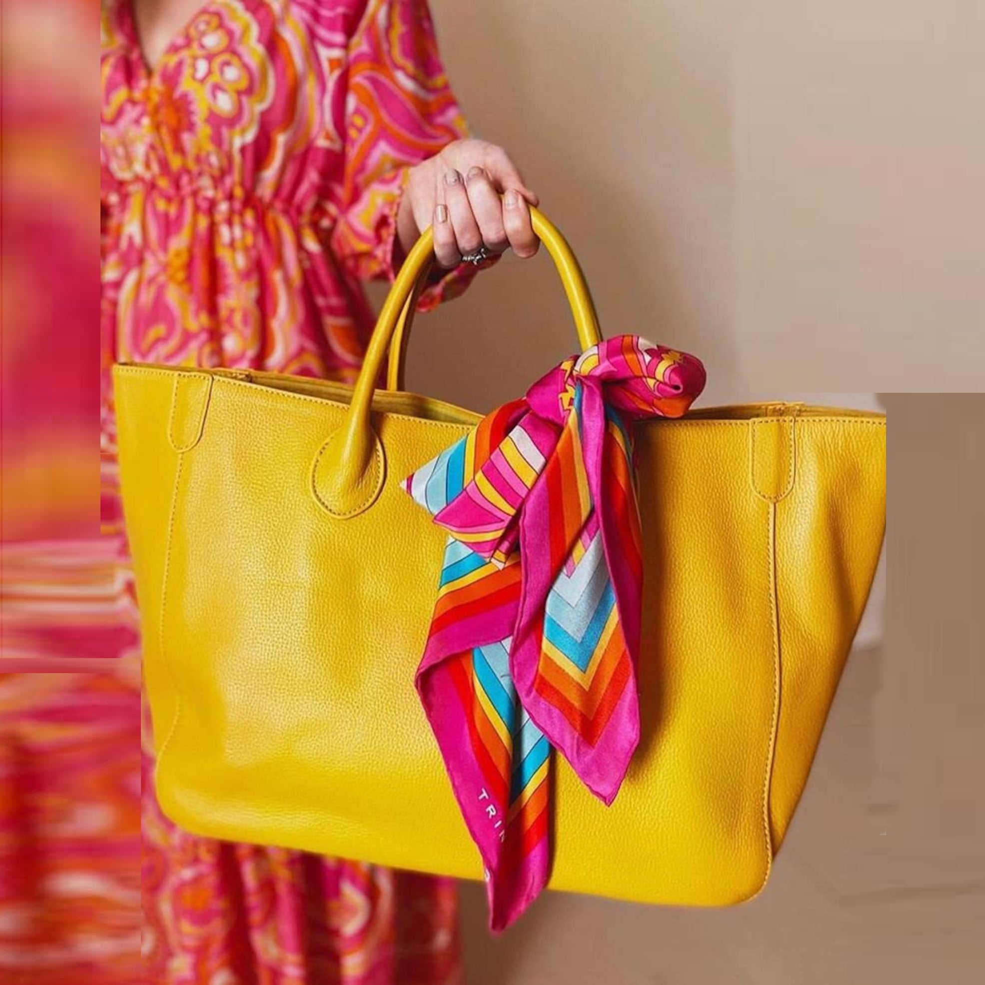 Large Classic Leather Tote Bag