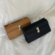 Load image into Gallery viewer, Elegant Luxury Leather Clutch Small Handbag Top leather Evening Handle Bag
