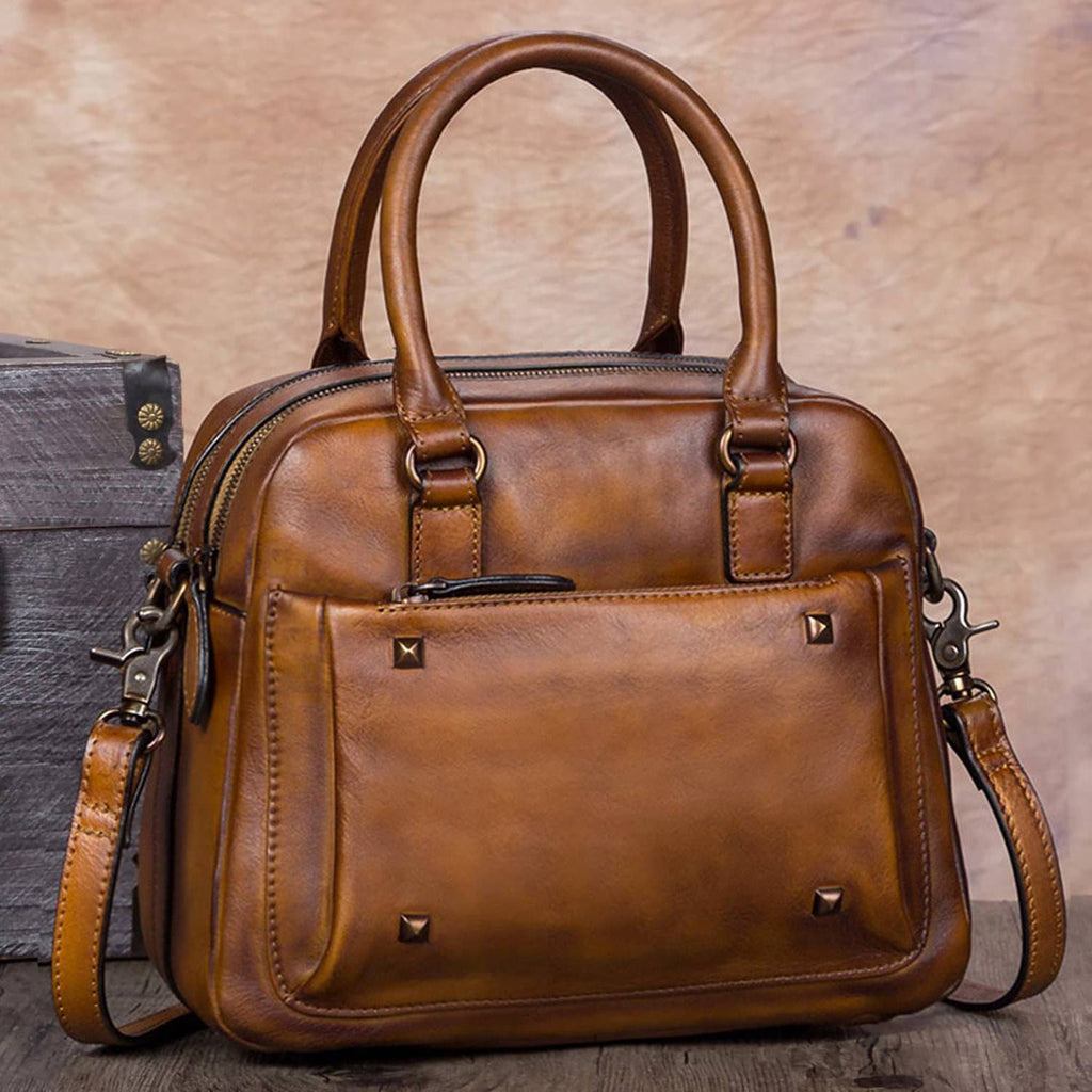 Vintage Handmade Crossbody Bag Purse Handbag