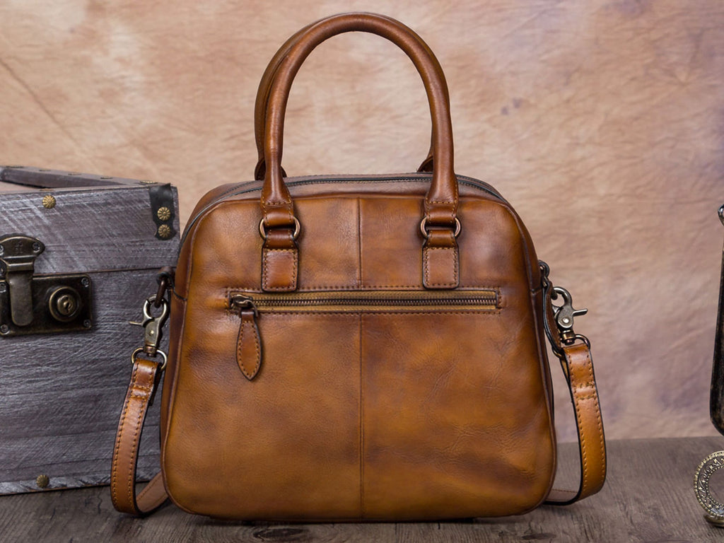 Vintage Handmade Crossbody Bag Purse Handbag