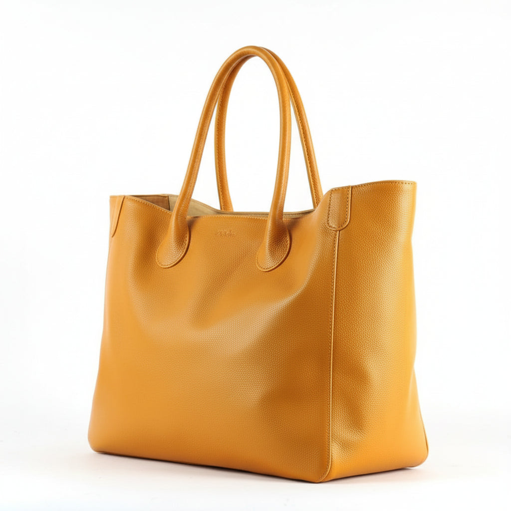 Large Classic Leather Tote Bag