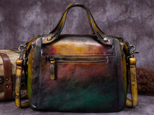 Load image into Gallery viewer, Women Handmade Vintage Leather Satchel Crossbody Bag Shoulder Purses
