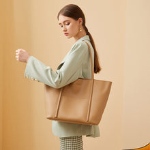 Load image into Gallery viewer, Minimalist Large Genuine Leather Tote Bag
